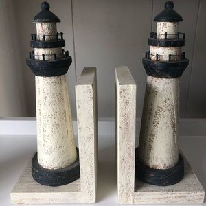 Lighthouse bookends